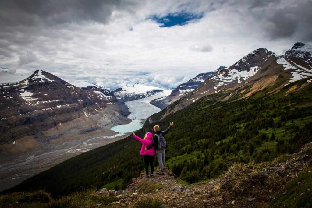 Co vidět v Národním parku Banff: Ledovec z Parker Ridge Trail