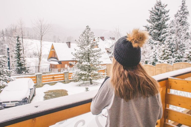 Pohled z kouzelné vilky v Zakopane