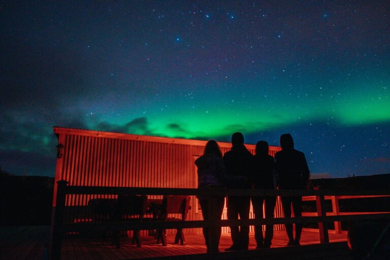Polární záře na Islandu