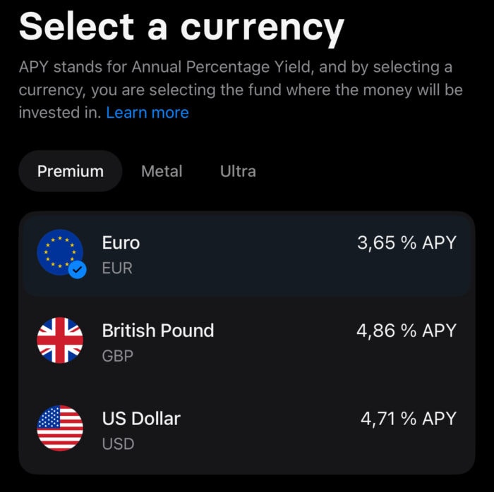 Revolut Savings