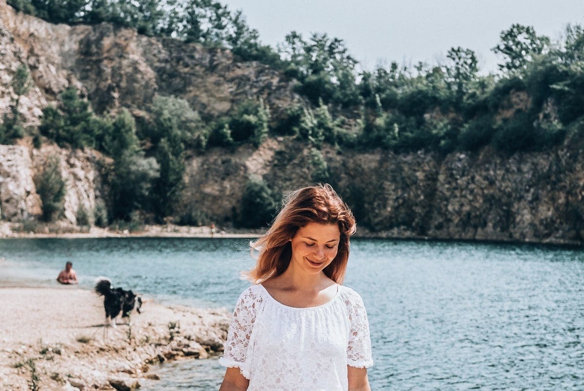 Flooded Quarry a Short Distance from Mikulov