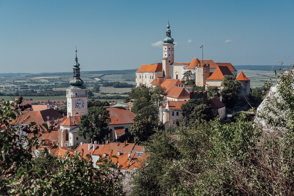 Mikulov, pohľad na zámok