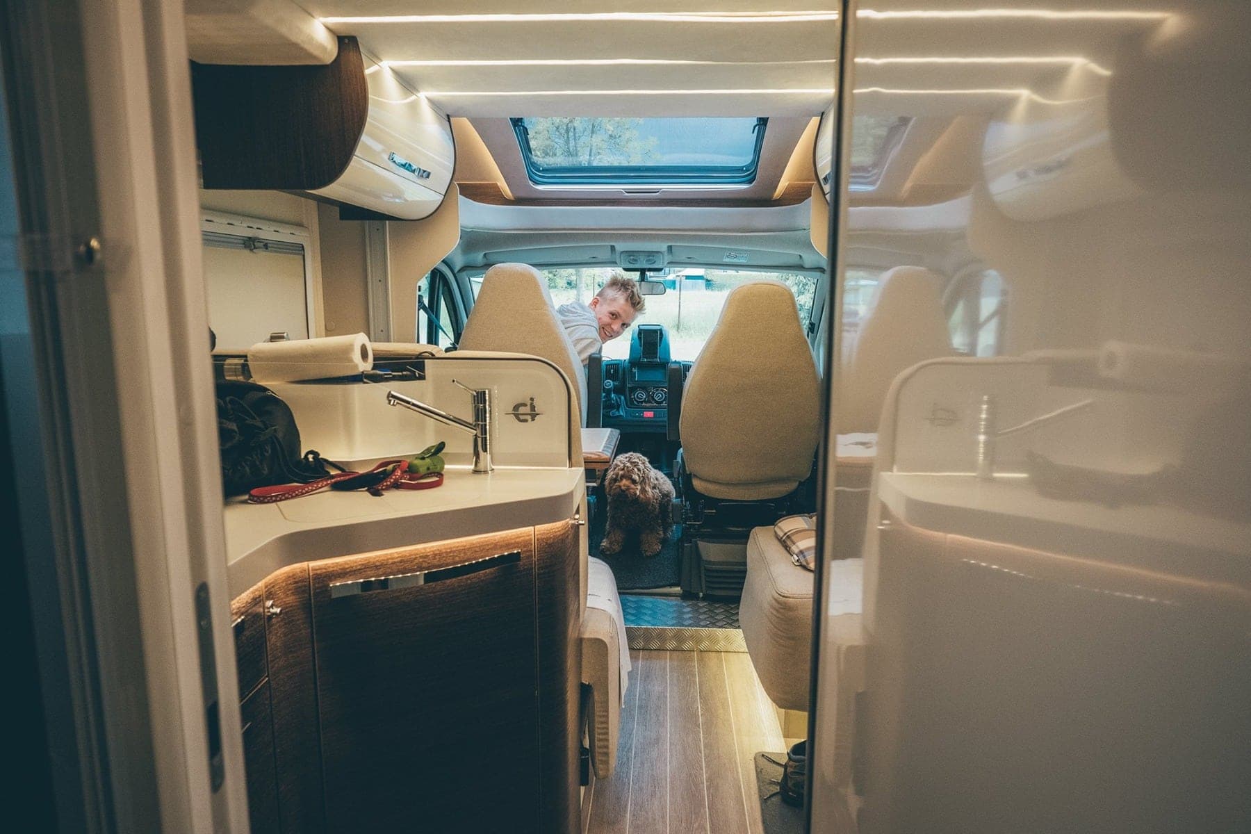Wnętrze kampera