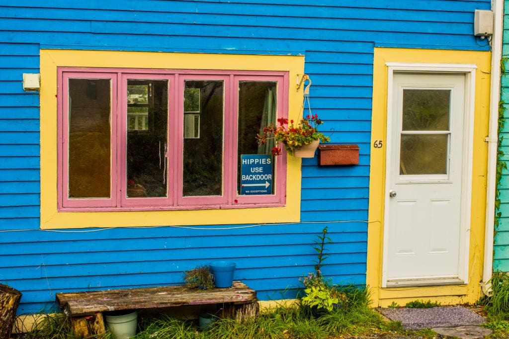 Speciální vchod pro hipieky