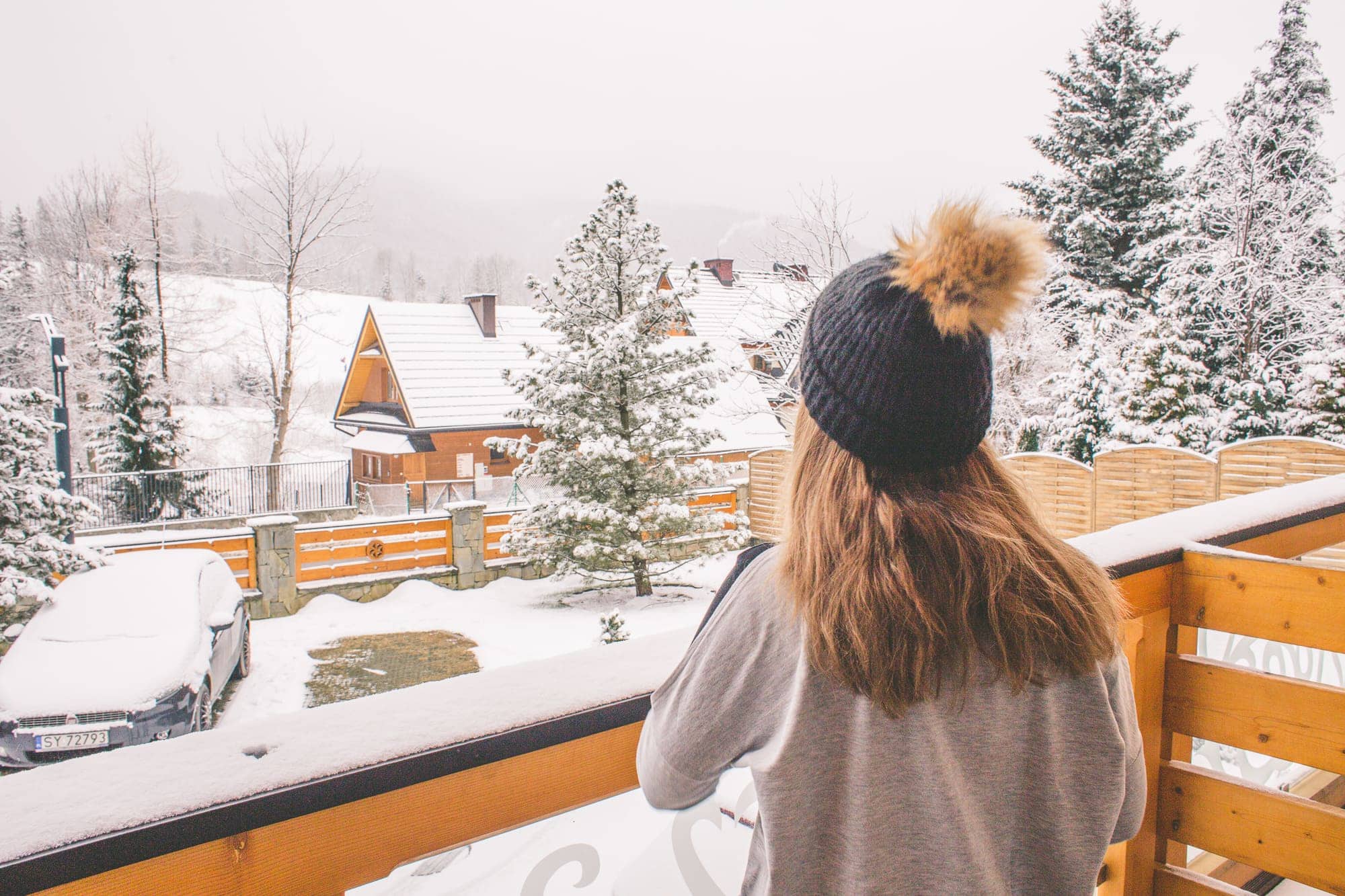 Pohled z kouzelné vilky v Zakopane