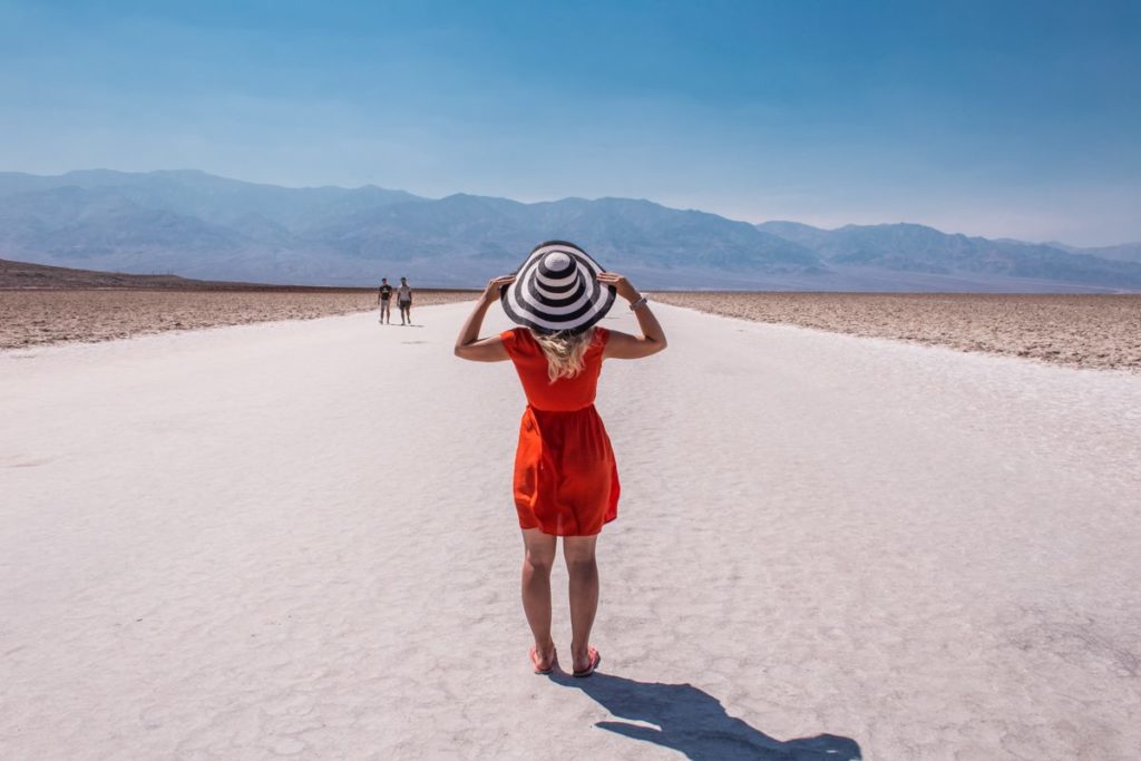 Nejteplejší místo západní USA