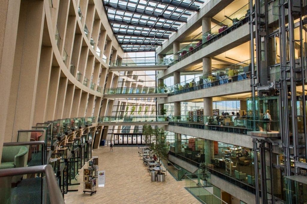 Úchvatná knihovna v Salt Lake City