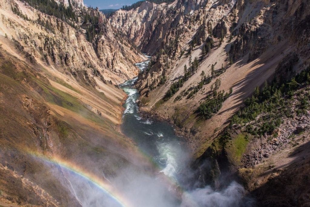 Canyon v Yellowstonu