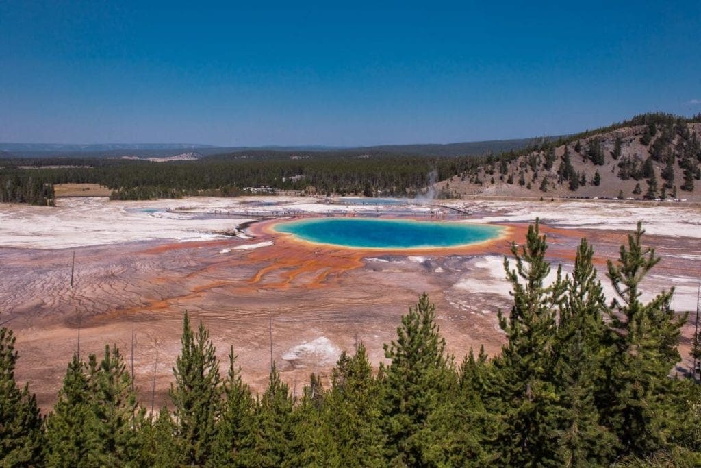 Yellowstone je turisticky přeplněné ale magické místo