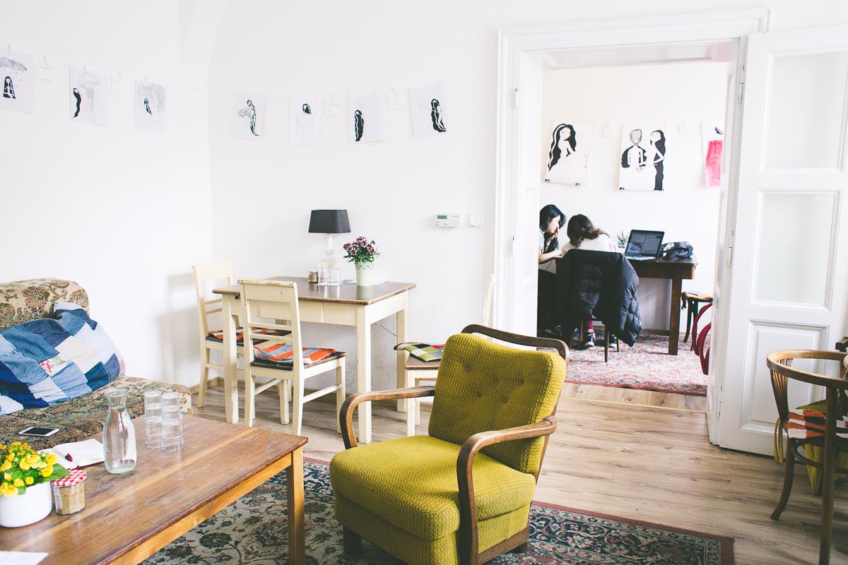 Retro kavárna v Praze