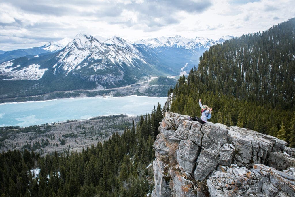 V dubnu ještě nebylo ideální počasí, ale i tak to byl nádherný výhled