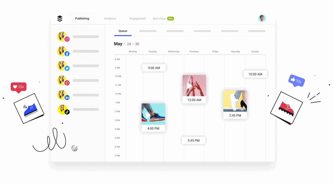 Buffer - nástroj na plánování na sociální sítě. 