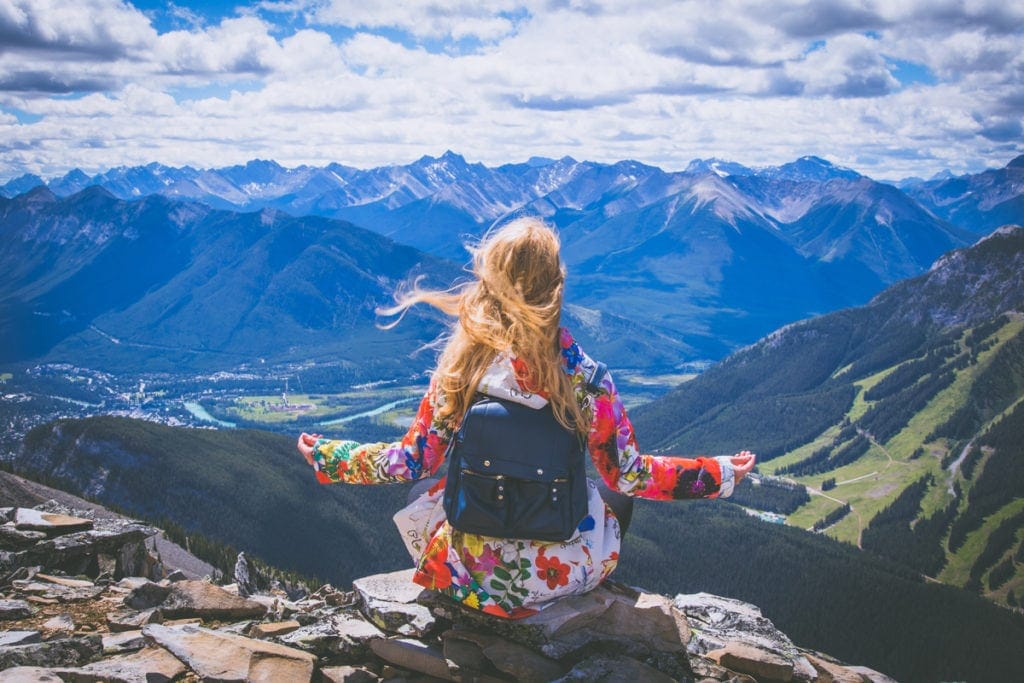  Výhled z Cascade Mountain