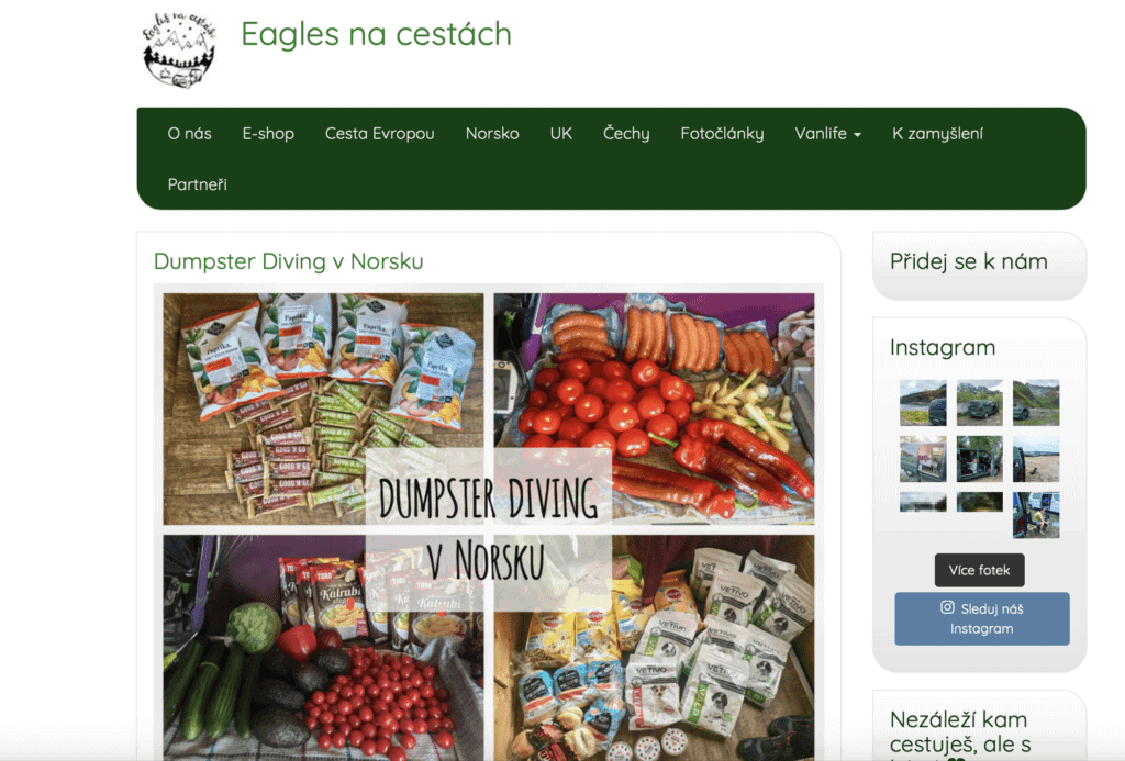 Dumpster Diving – Eagles na cestách