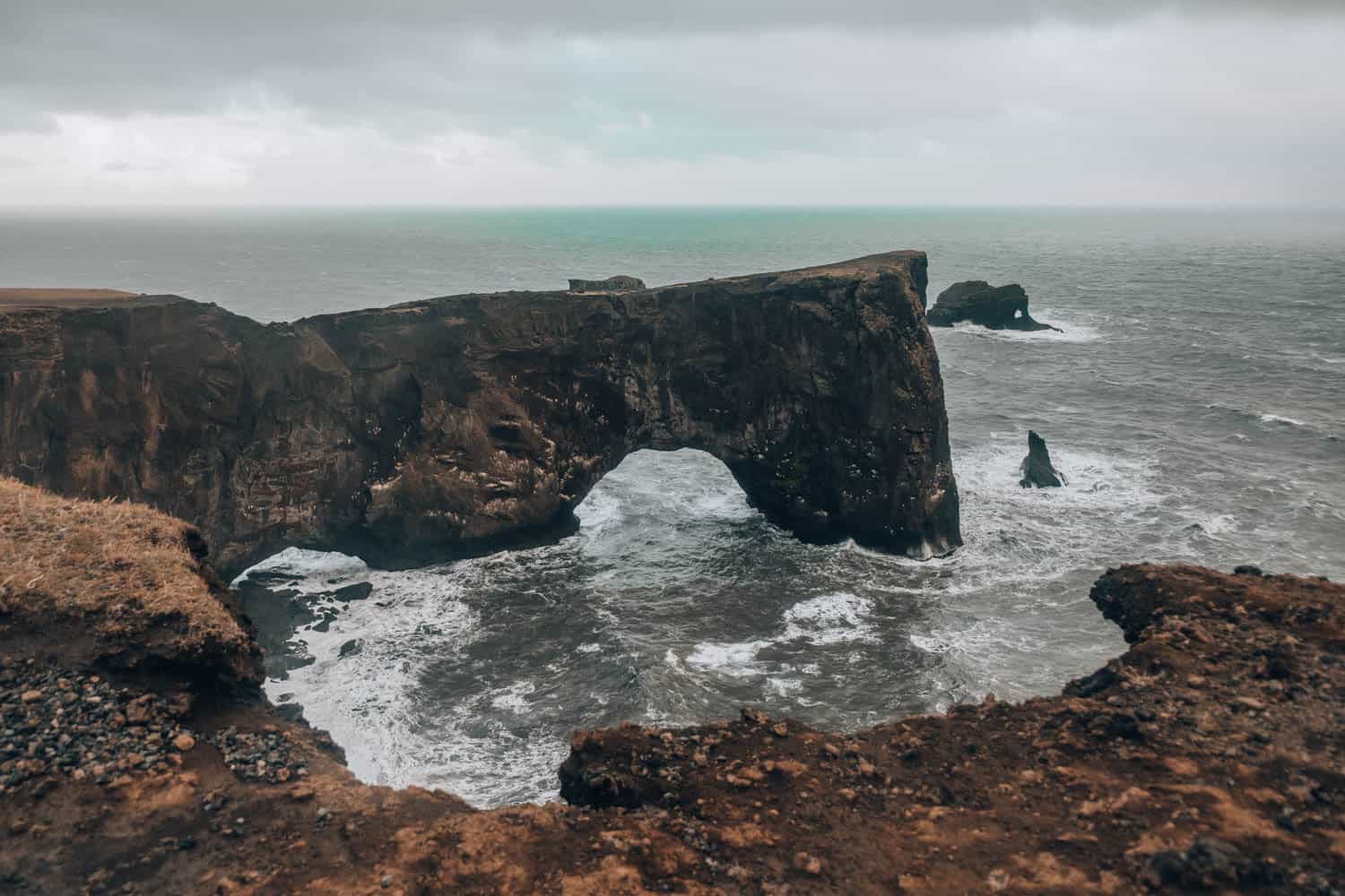 You don't need to be a photographer to take a photo like this, Dyrholaey can do it for you