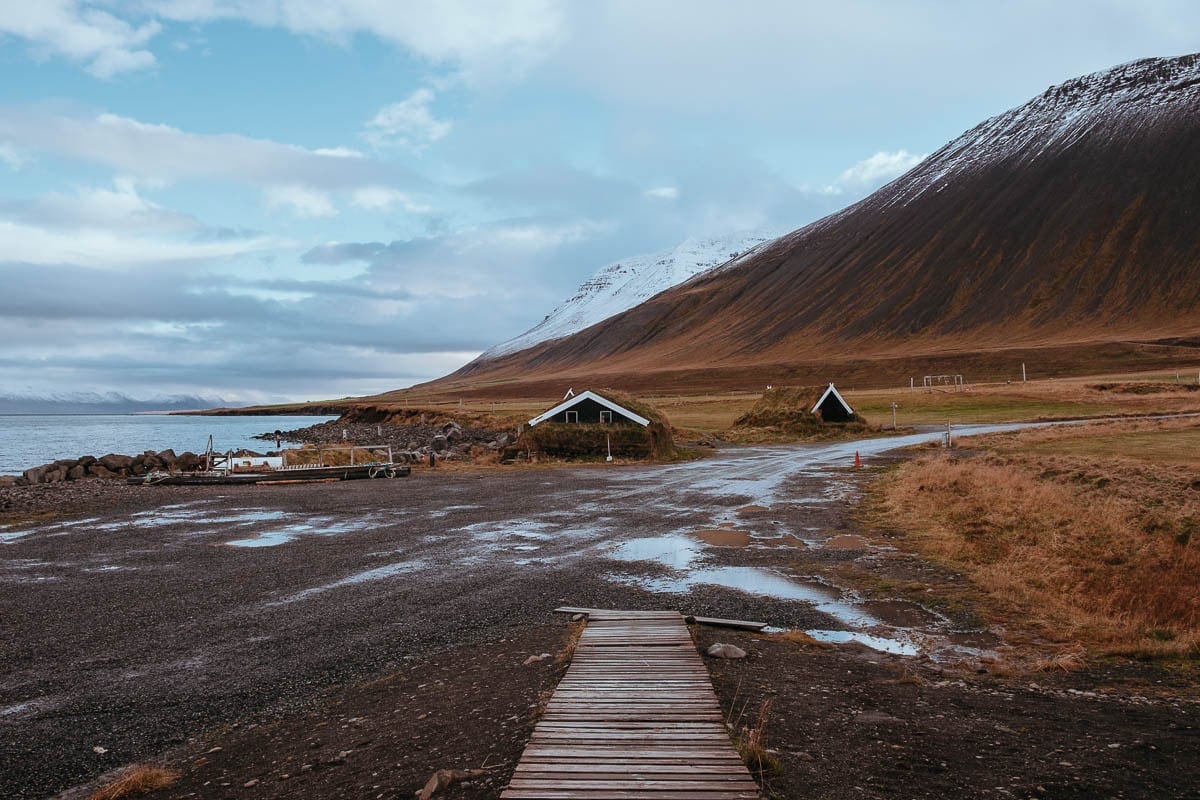 Výhled z Grettislaug 