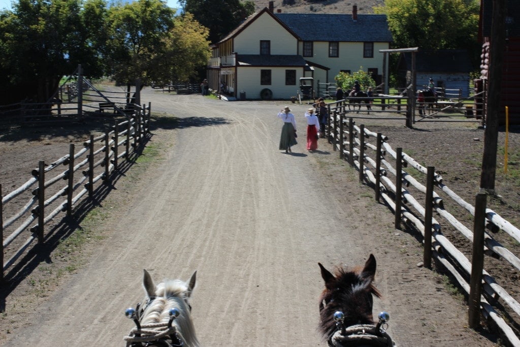 Ranch nel Canada occidentale
