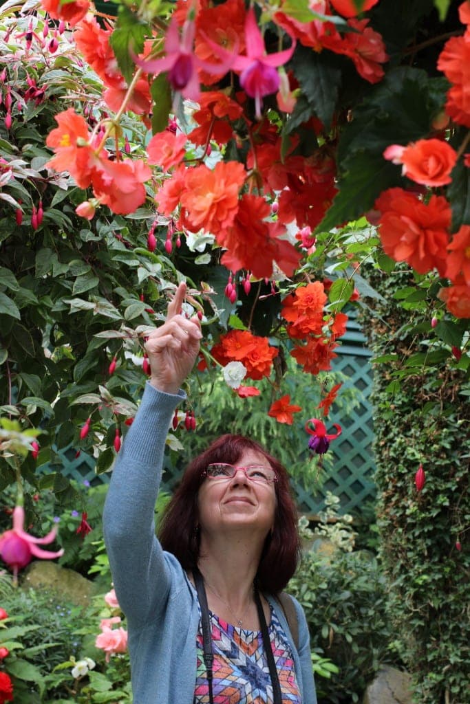 Giardino botanico vicino a Victoria in Canada