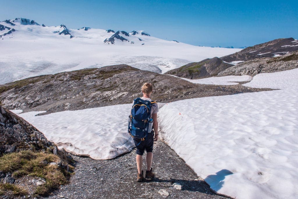 Výstup k Exit Glacier se nám nakonec povedl lépe, než jsme čekali
