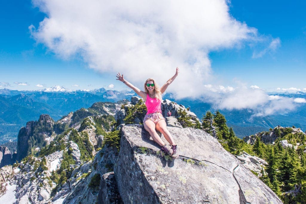 Mt. Pilchuk je hodně vytížená trail plná Američanů