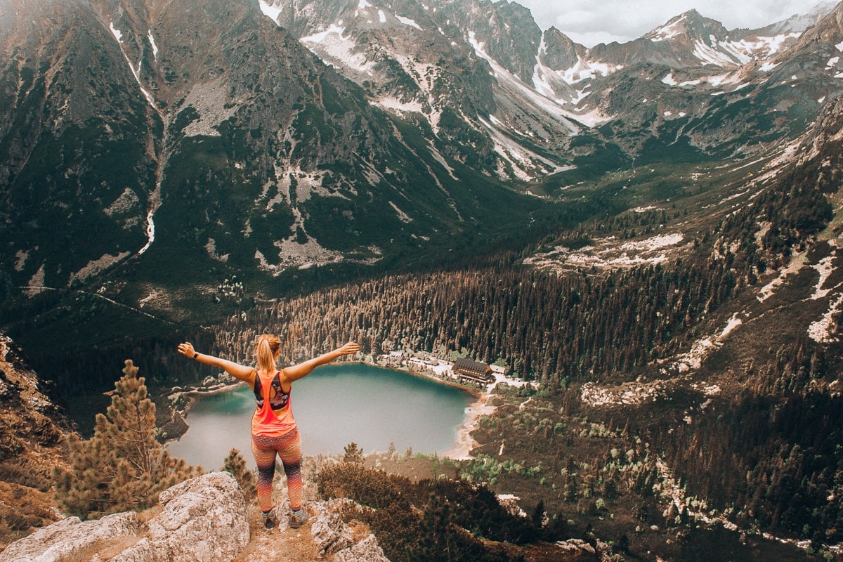 Nebezpečí v Tatrách: Proč se musíte dívat nahoru 4 Nádherný výhled z Ostrvy