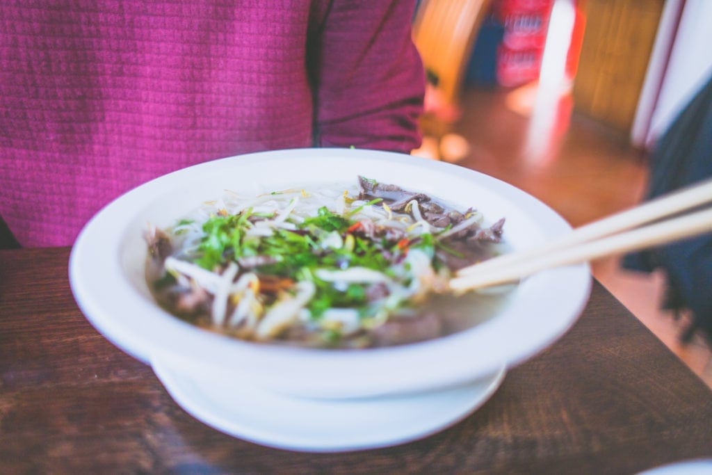 Údajně nejlepší Pho v Praze. Nejspíš jedna z těch mnoha údajně nejlepších.