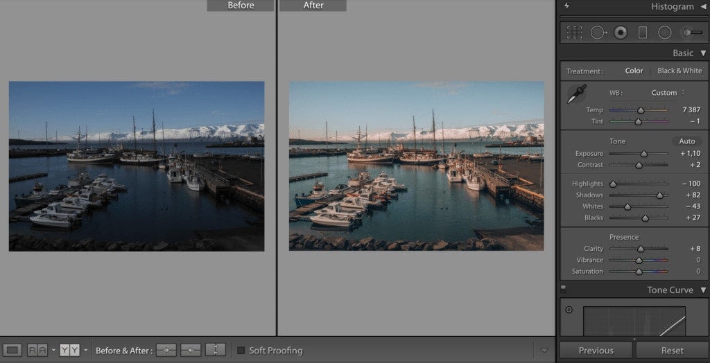 Jak upravovat fotky v Lightroomu a používat presety 12 presety v Lightroomu