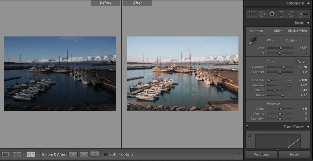 Jak upravovat fotky v Lightroomu a používat presety 13 presety v Lightroomu