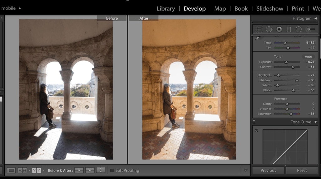 Jak upravovat fotky v Lightroomu a používat presety 5 presety v Lightroomu
