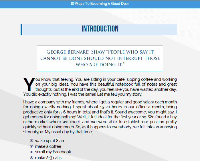 Design ebooku z Fiverr