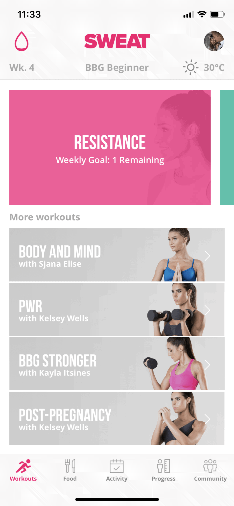 5 nejlepších aplikací na cvičení: Doma i na cestách 5 Sweat aplikace s Kaylou Itsines-recenze