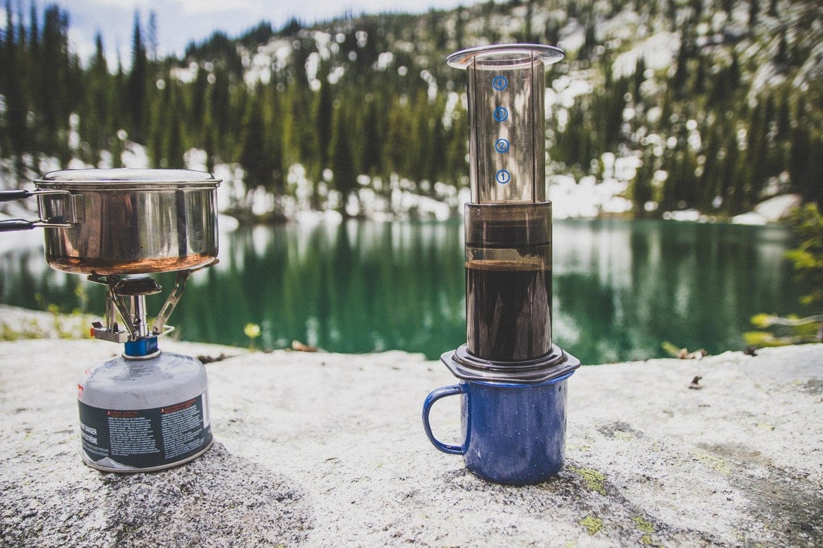 Aeropress kava na cesty