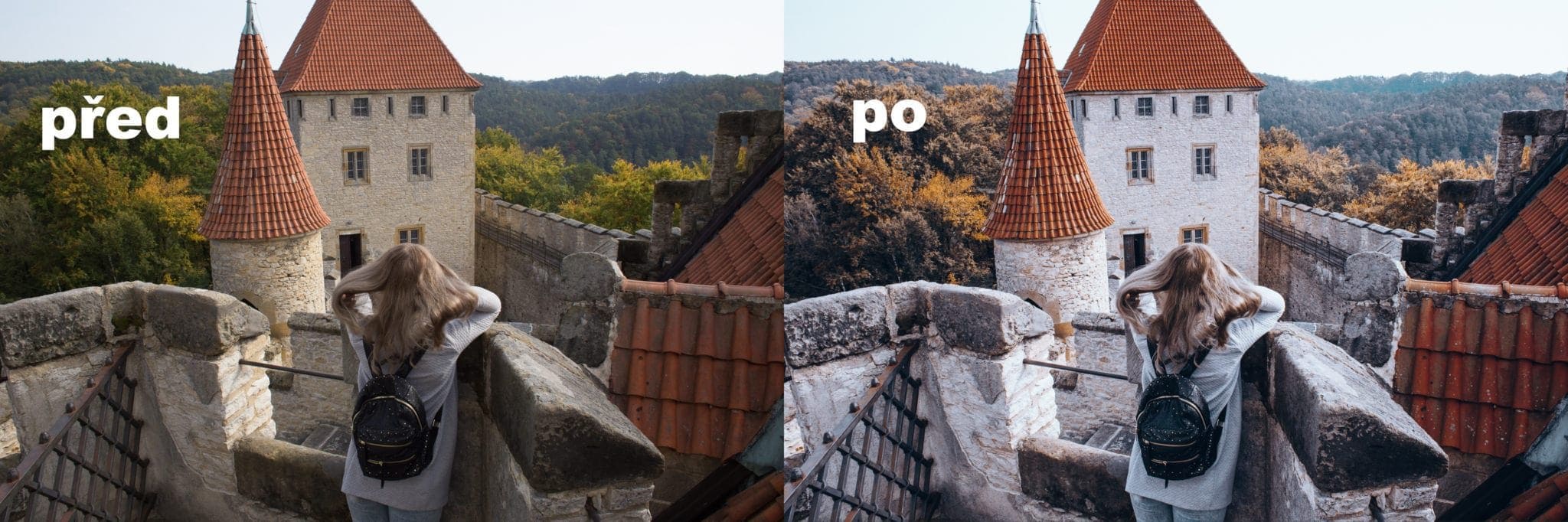 Presety pro Lightroom před apo