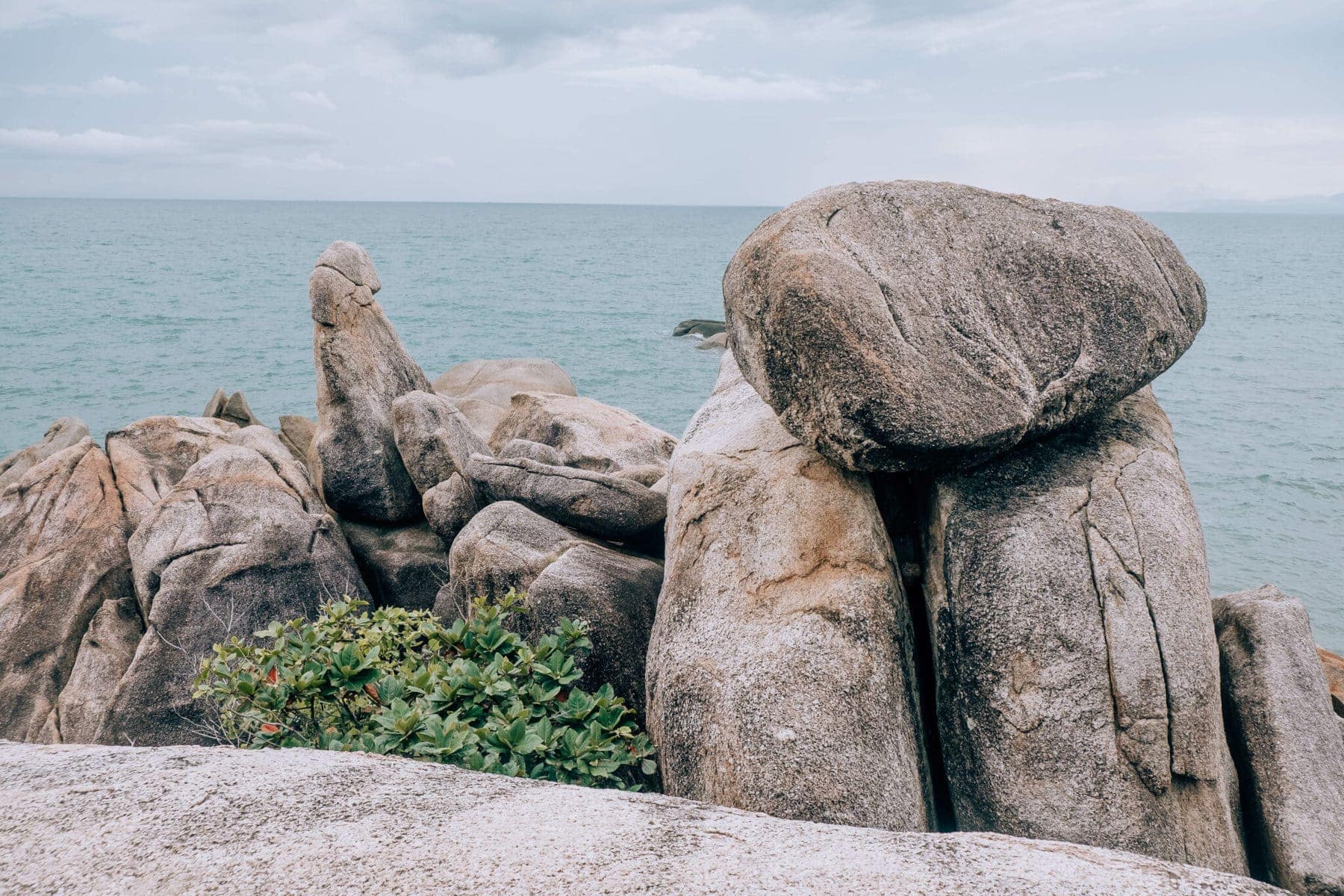 Großmutter- und Großvaterfelsen in Form von Genitalien