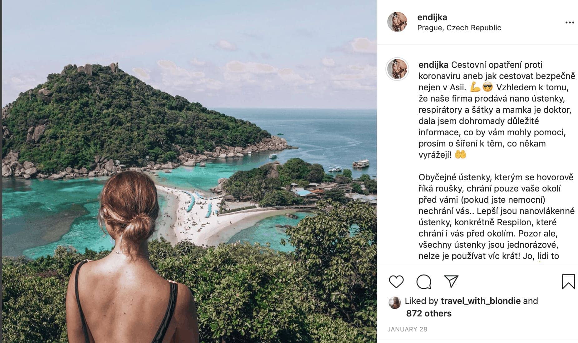 Píšte o tom, čo ľudí aktuálne zaujíma, zdroj môj Instagram @endijka