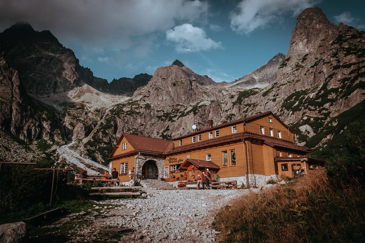 Chata pri Zelenom plese in der Hohen Tatra Slowakei