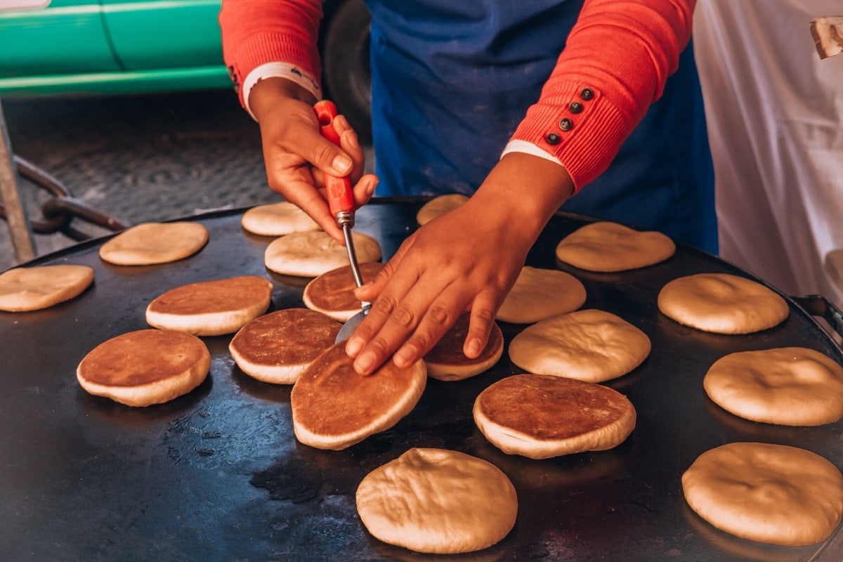 Gorditas - typické jídlo pro Mexiko