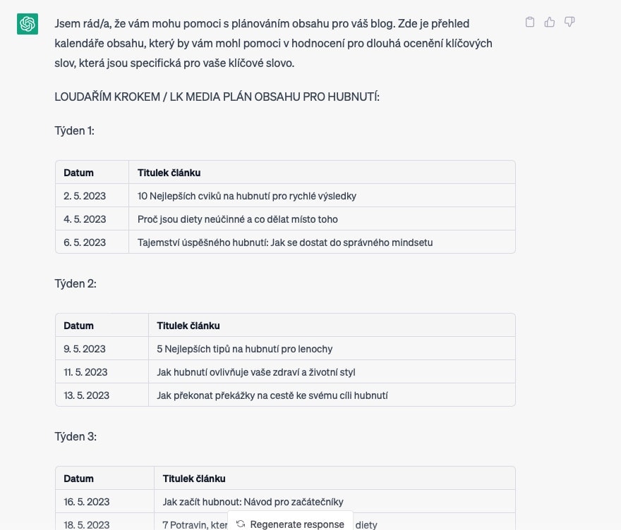 hubnuti pokrocily prompt