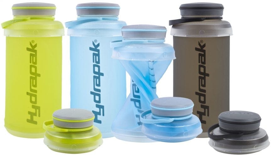 Skládací stash lahev Hydrapak. To nejlepší z vychytávek pro cestovatele