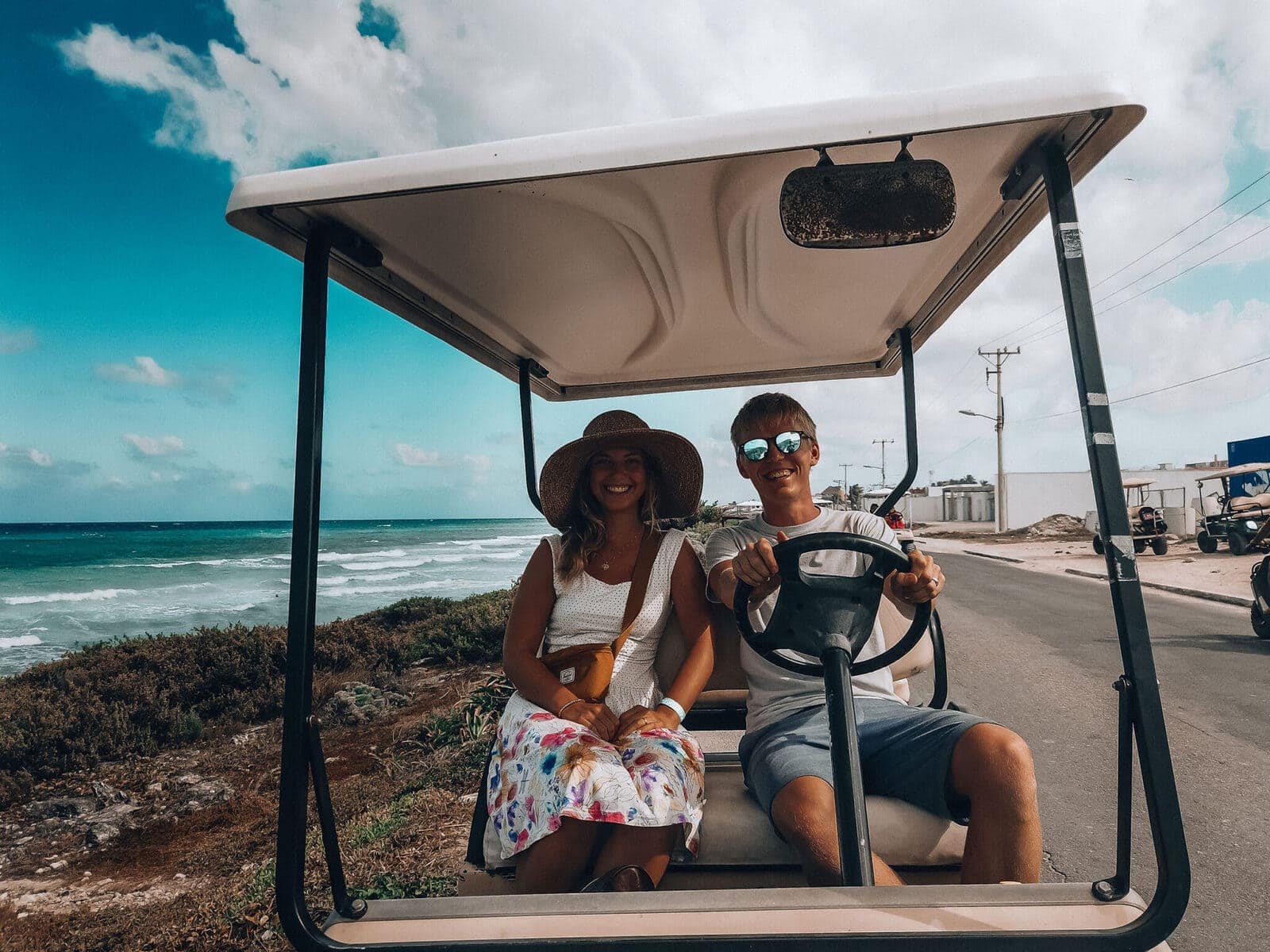 Trolley rental on Isla Mujeres