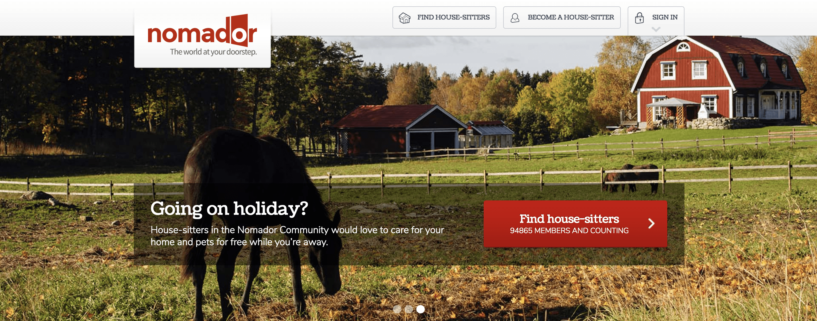 nomador bezpłatne zakwaterowanie