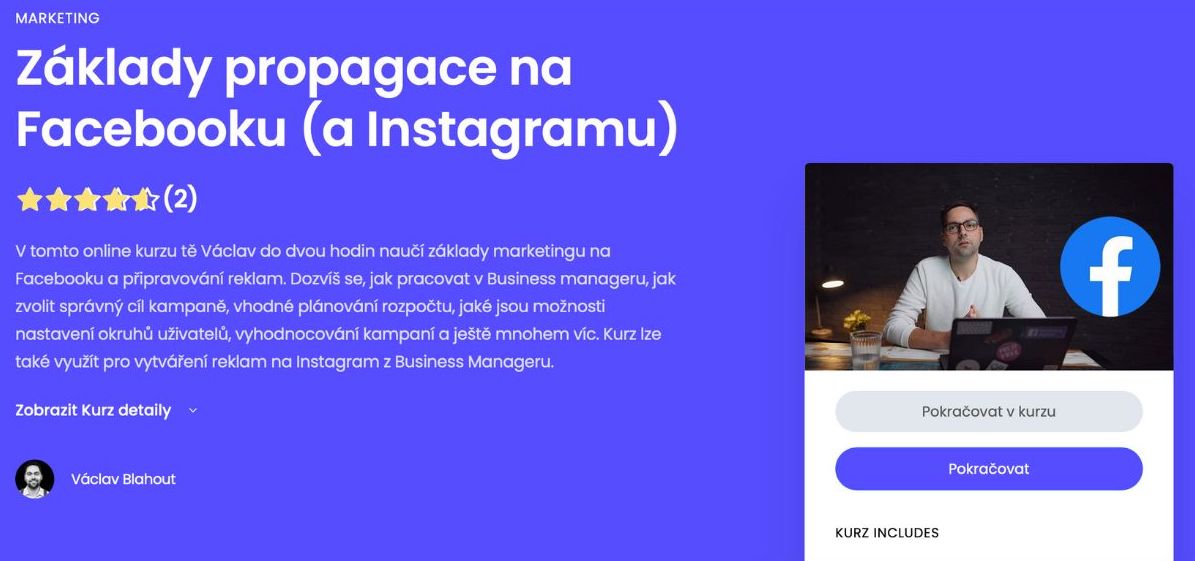 Kurzeo recenze: Které online kurzy si koupit? 7 online kurz facebook reklamy kurzeo