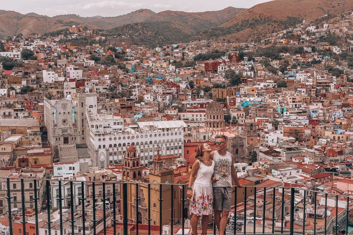 Vyhlídka na město Guanajuato