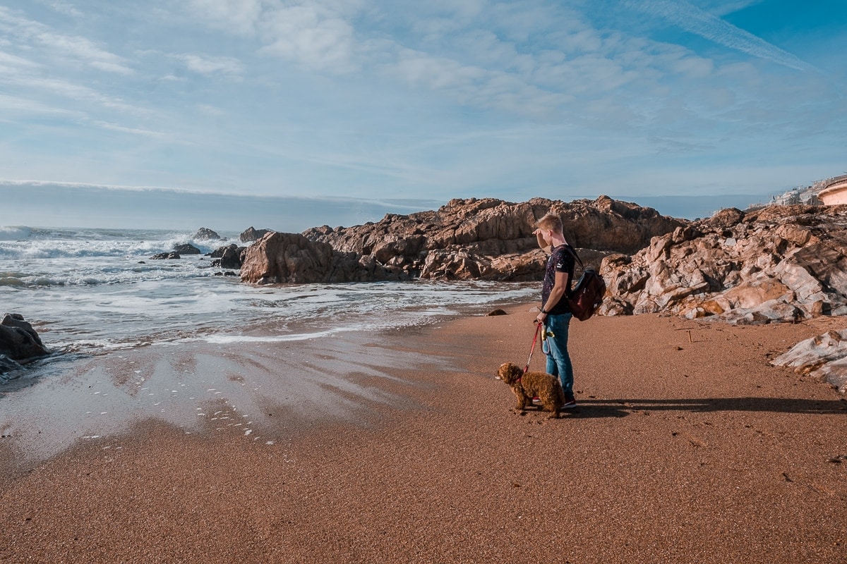 Pláž v portugalském Portu