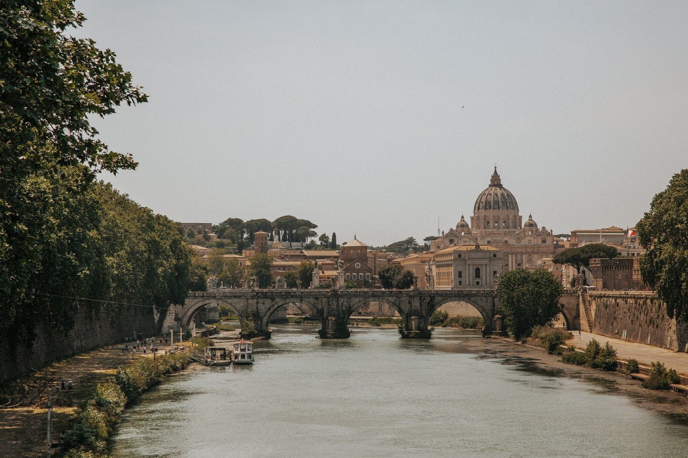 A Roma camminerete spesso lungo il fiume