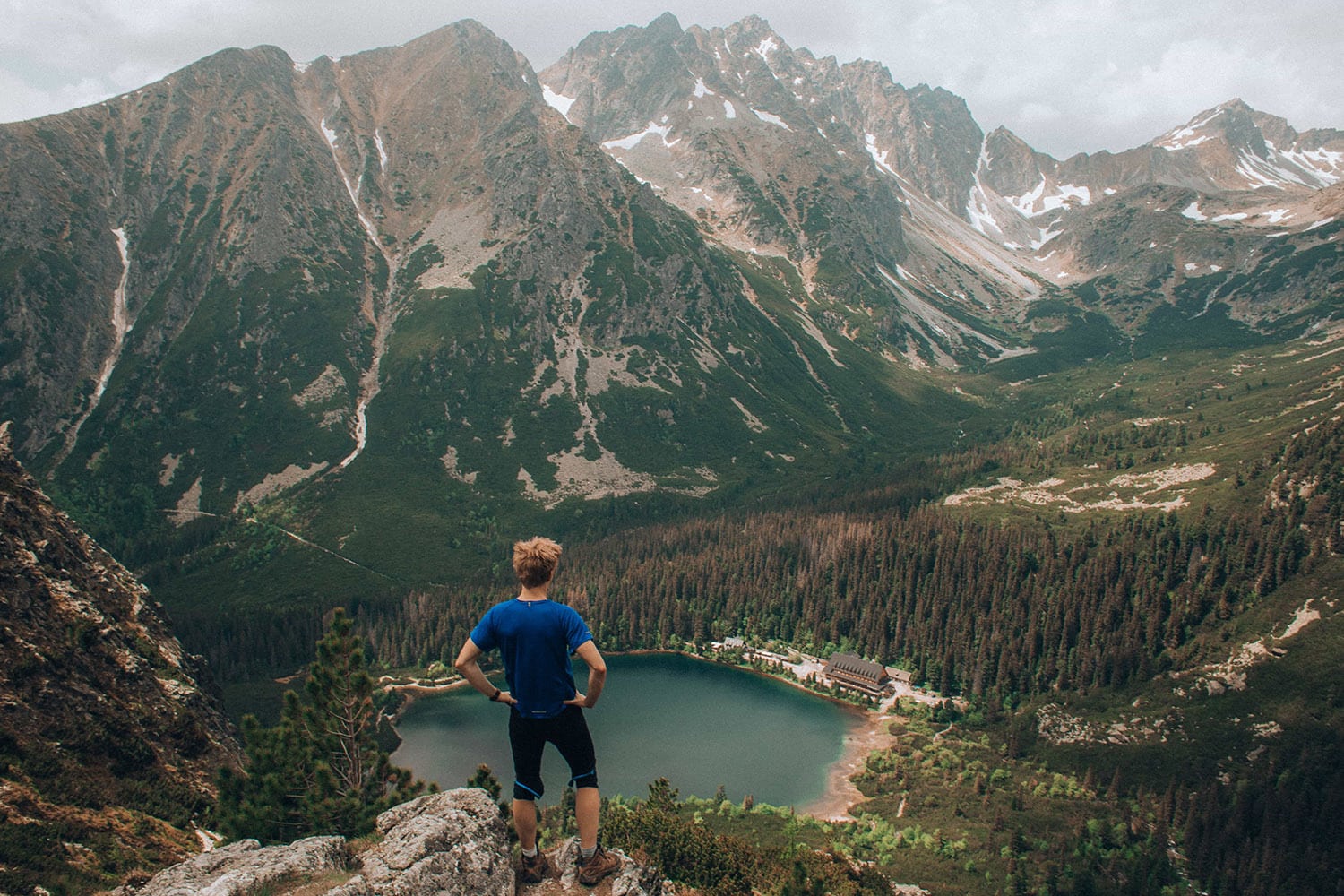 Popradské Pleso pohled z Ostrvy
