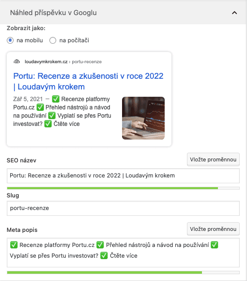 priklad vyplneni seo metadat