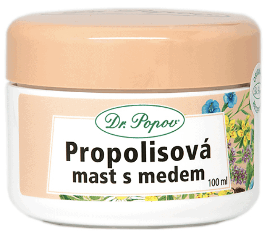 Propolisová mast na bolavý zadek z kola