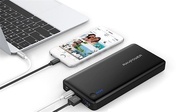 Ravpower powerbanka a dobíjení macbooku