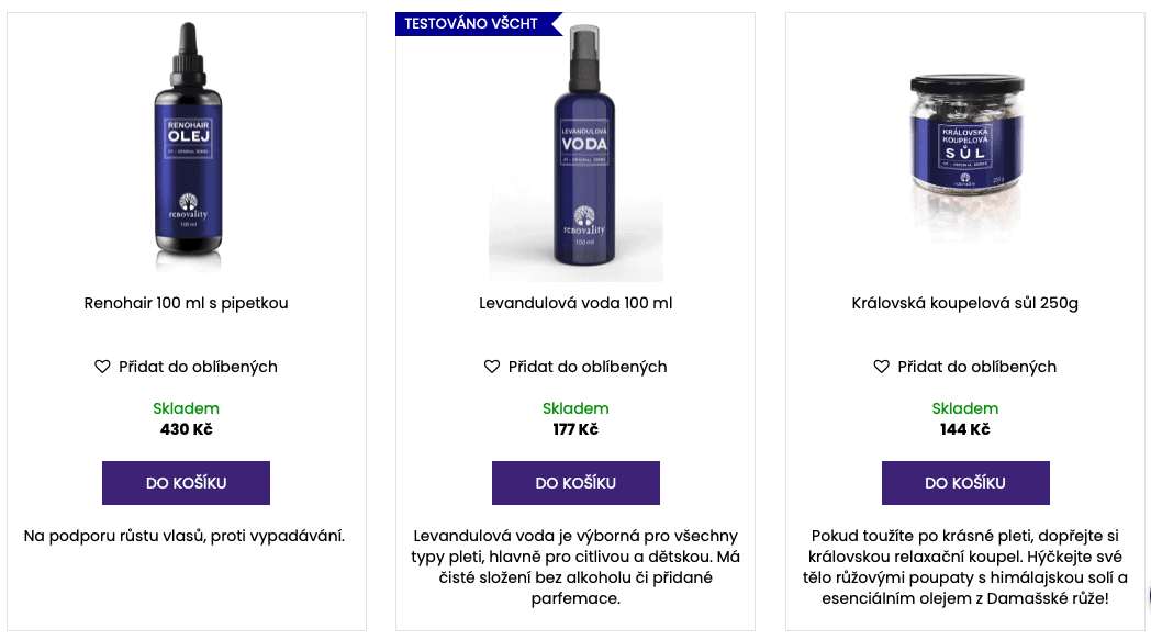 10 tipů na nejzajímavější české značky kosmetiky 7 renovality